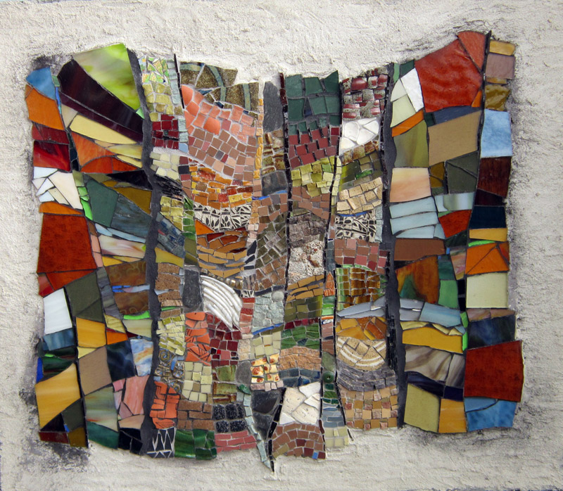 Cynthia Fisher, Textures, Fall, 2012, mixed media, 25