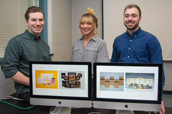 Graphic design students, alumnus earn national awards