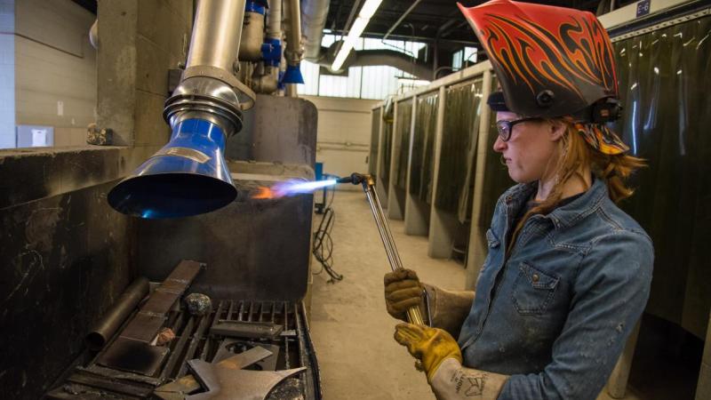 The Metal Trades Center house labs for tool and die making, metal trades, and welding, which will more than double in size in 2019.