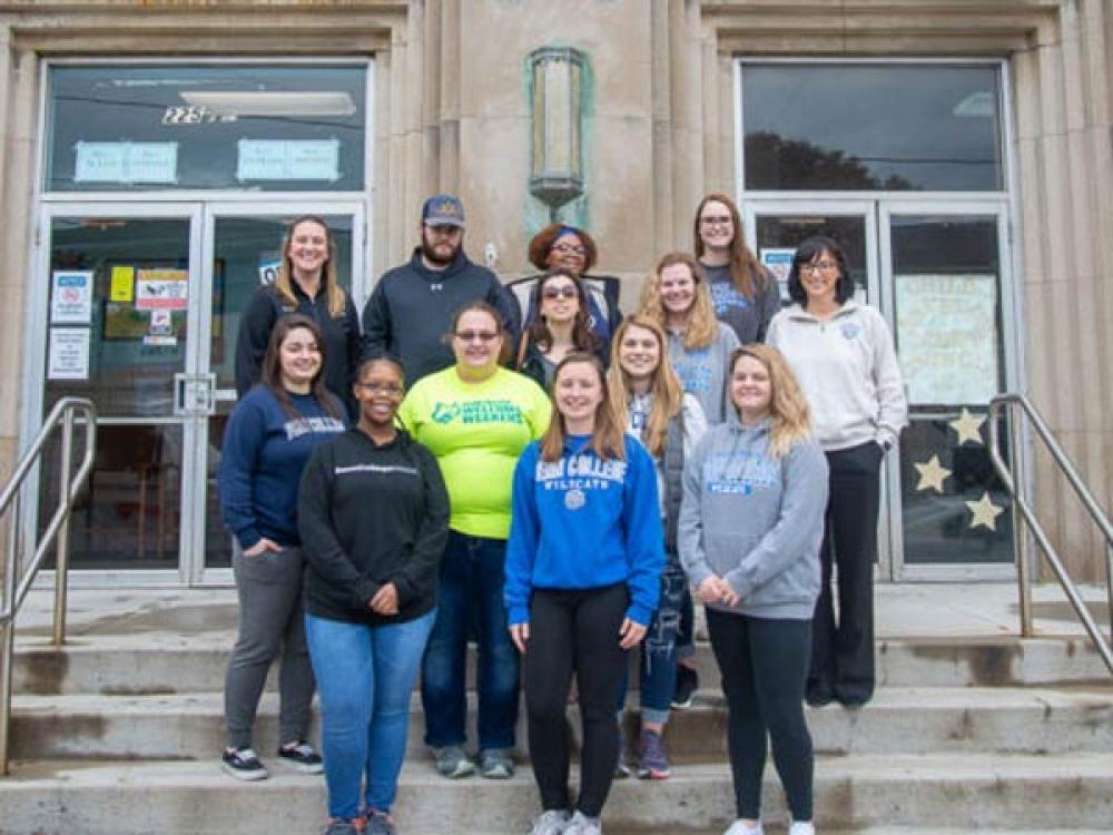 Human service students see firsthand example of civic impact 